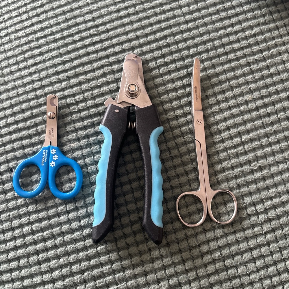 Pet Grooming Scissors and  nail Clippers Set
